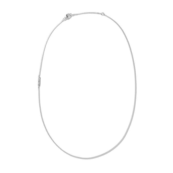 SIMPLE CURB CHAIN NECKLACE | Sterling Silver