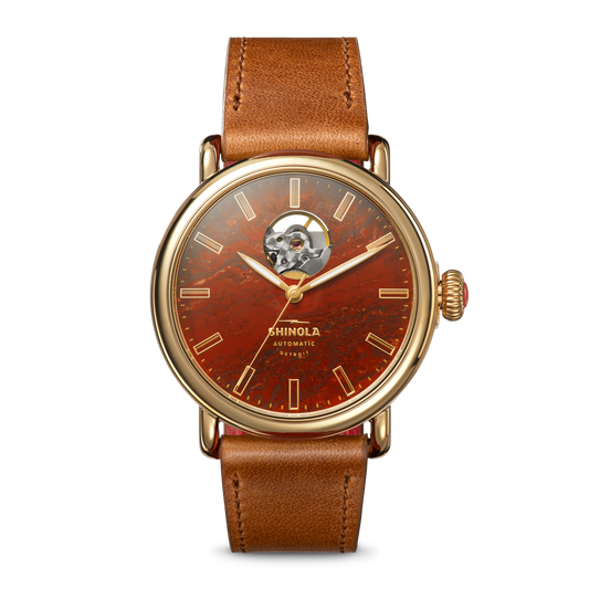GILDA RADNER RUNWELL AUTOMATIC WATCH | Red Jasper
