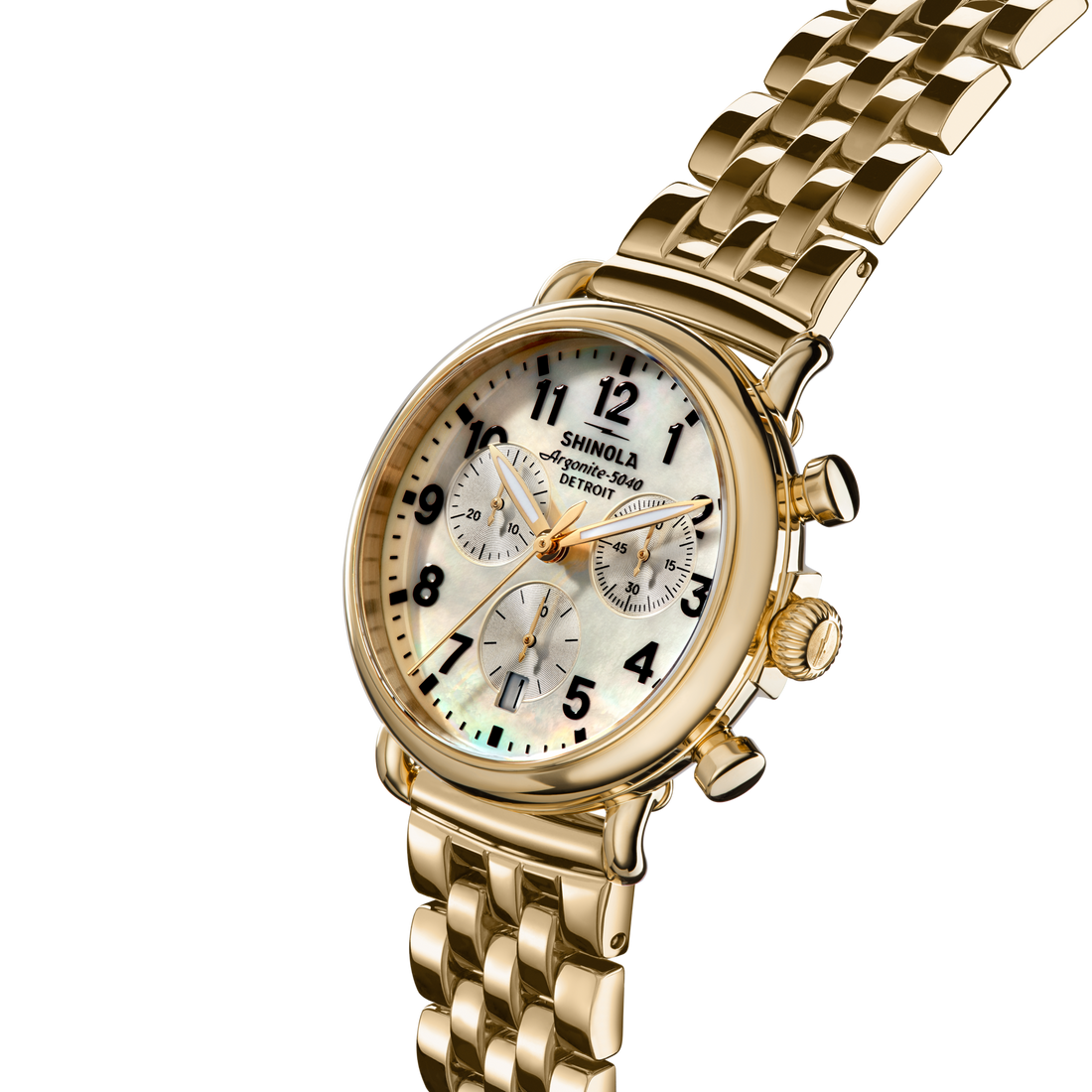 THE RUNWELL 37MM | Mother of Pearl
