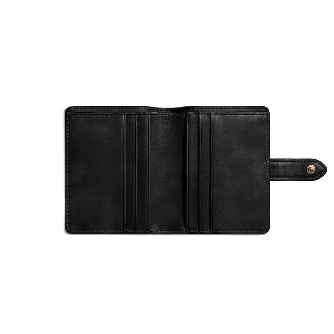 SMALL SNAP WALLET | Black