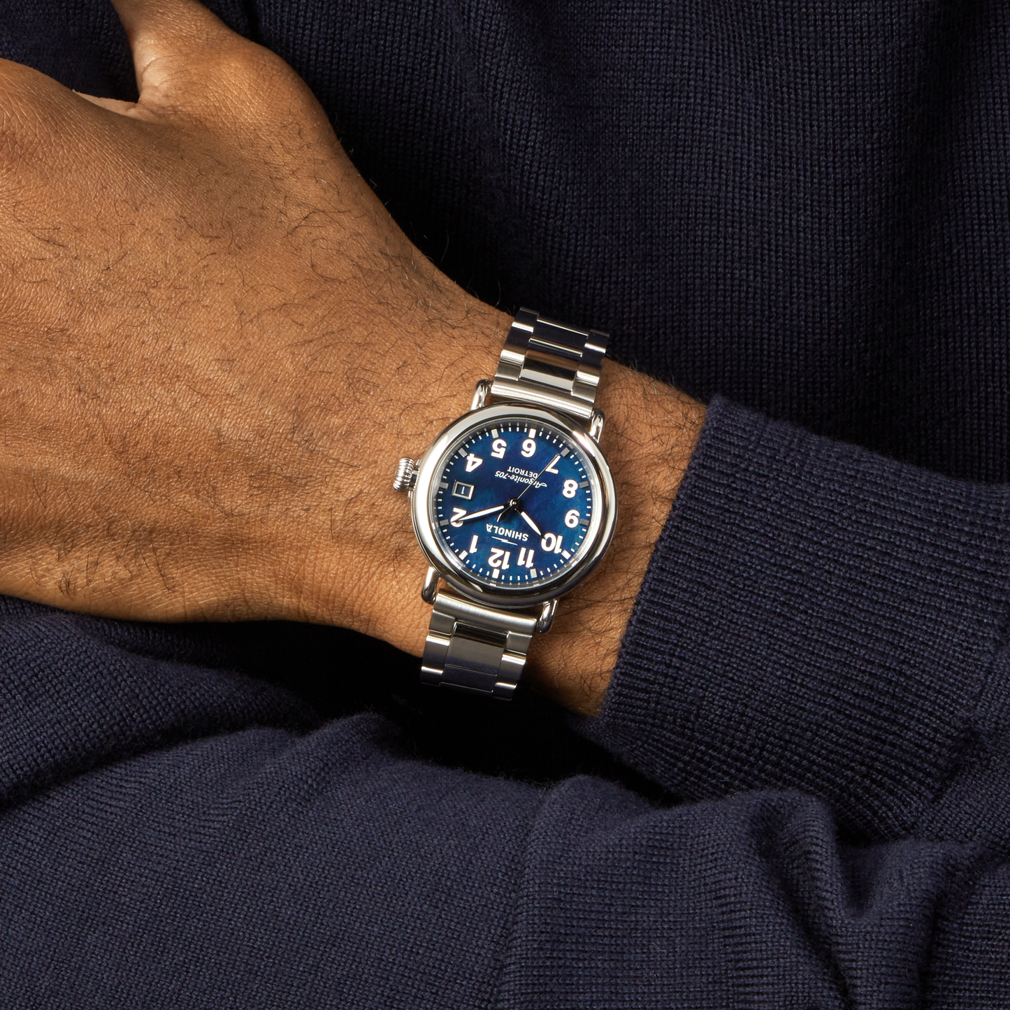 THE RUNWELL 36MM | Blue Mother of Pearl