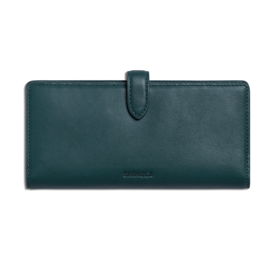 CONTINENTAL SNAP WALLET | Emerald