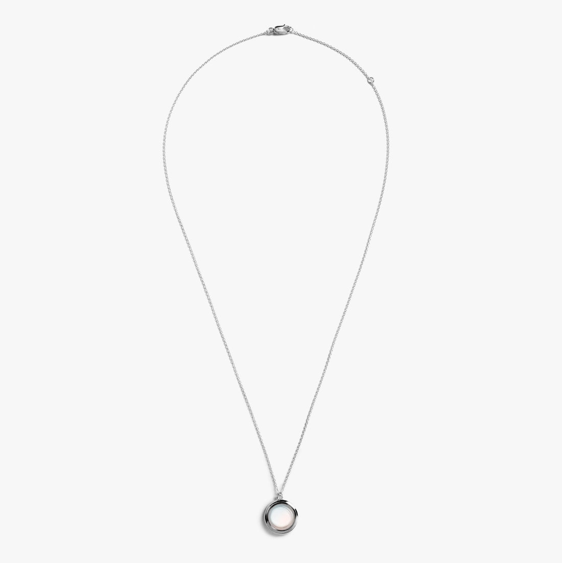 HEIRLOOM MOTHER OF PEARL PENDANT NECKLACE | Sterling Silver