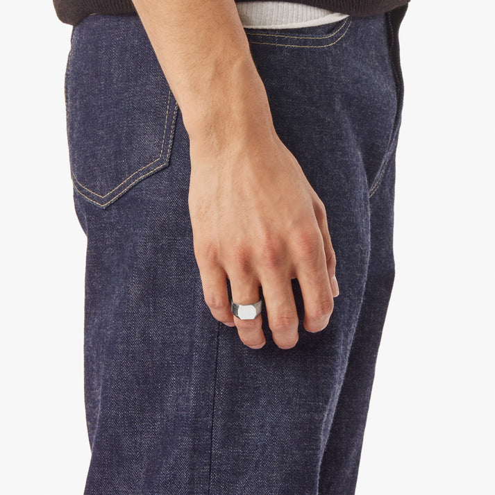 OCTAGONAL SIGNET RING | .925 Sterling Silver