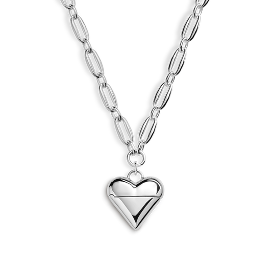 GIVE YOUR HEART AWAY PENDANT NECKLACE | Sterling Silver