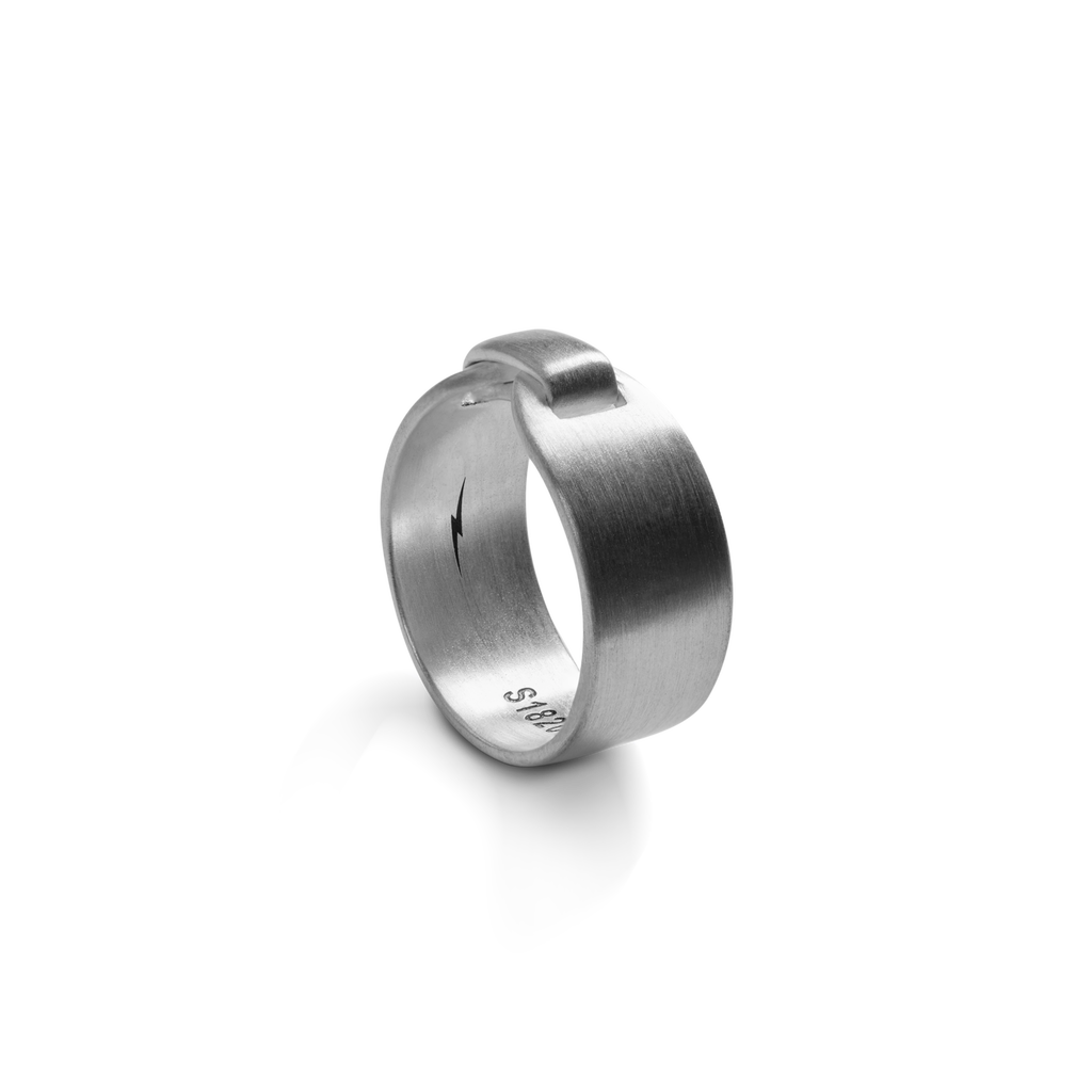 MEN'S TAG RING | Sterling Silver