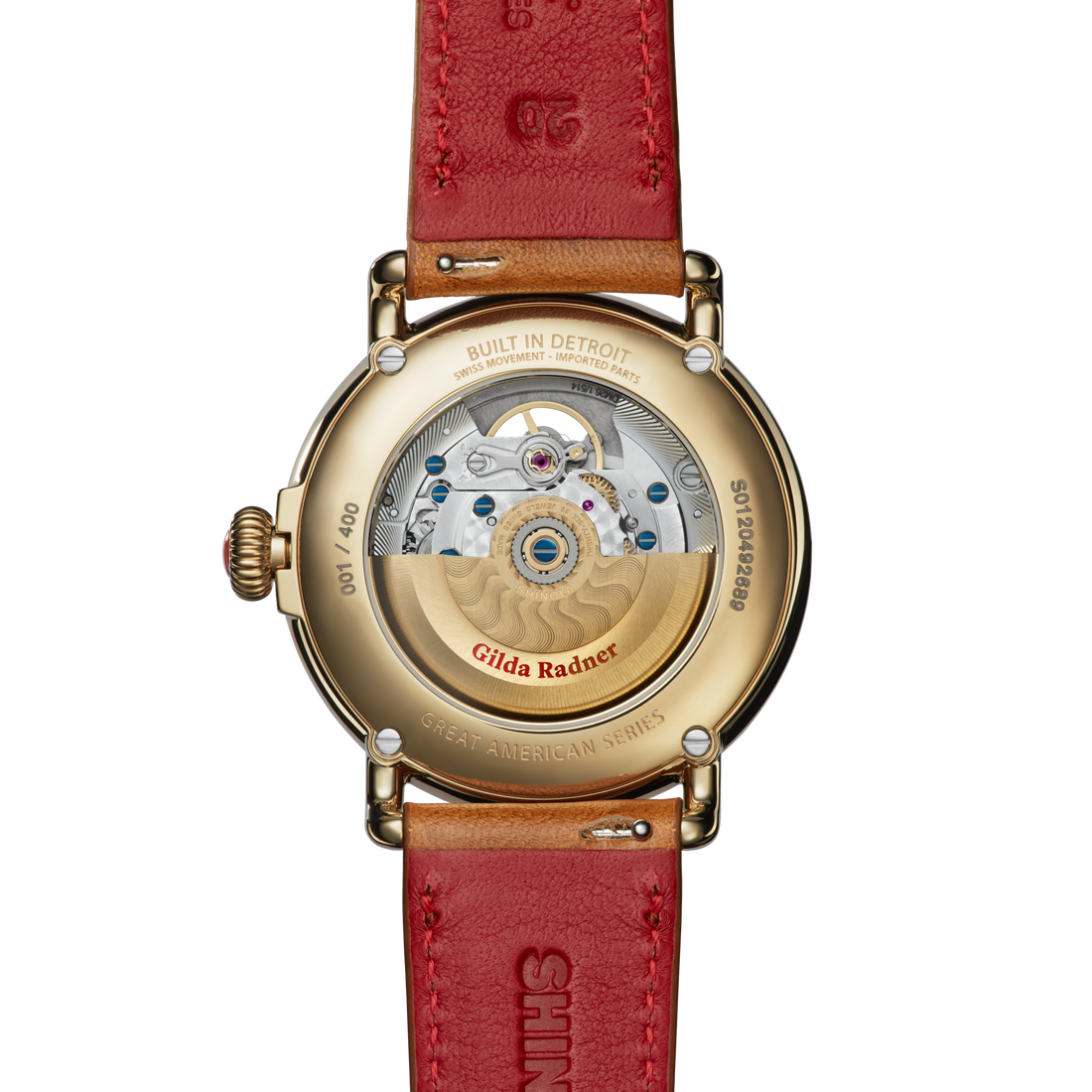 GILDA RADNER RUNWELL AUTOMATIC WATCH | Red Jasper