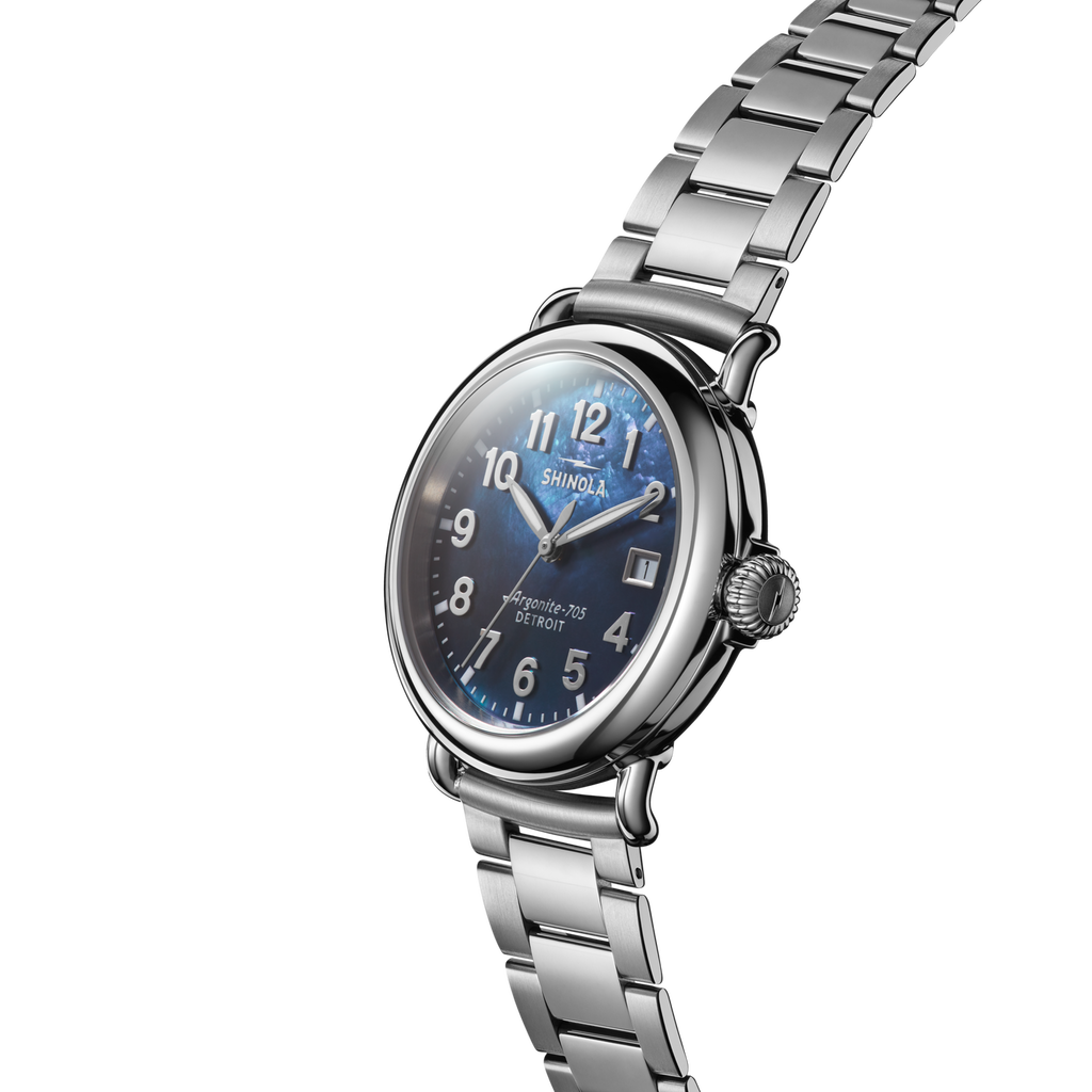 THE RUNWELL 36MM | Blue Mother of Pearl