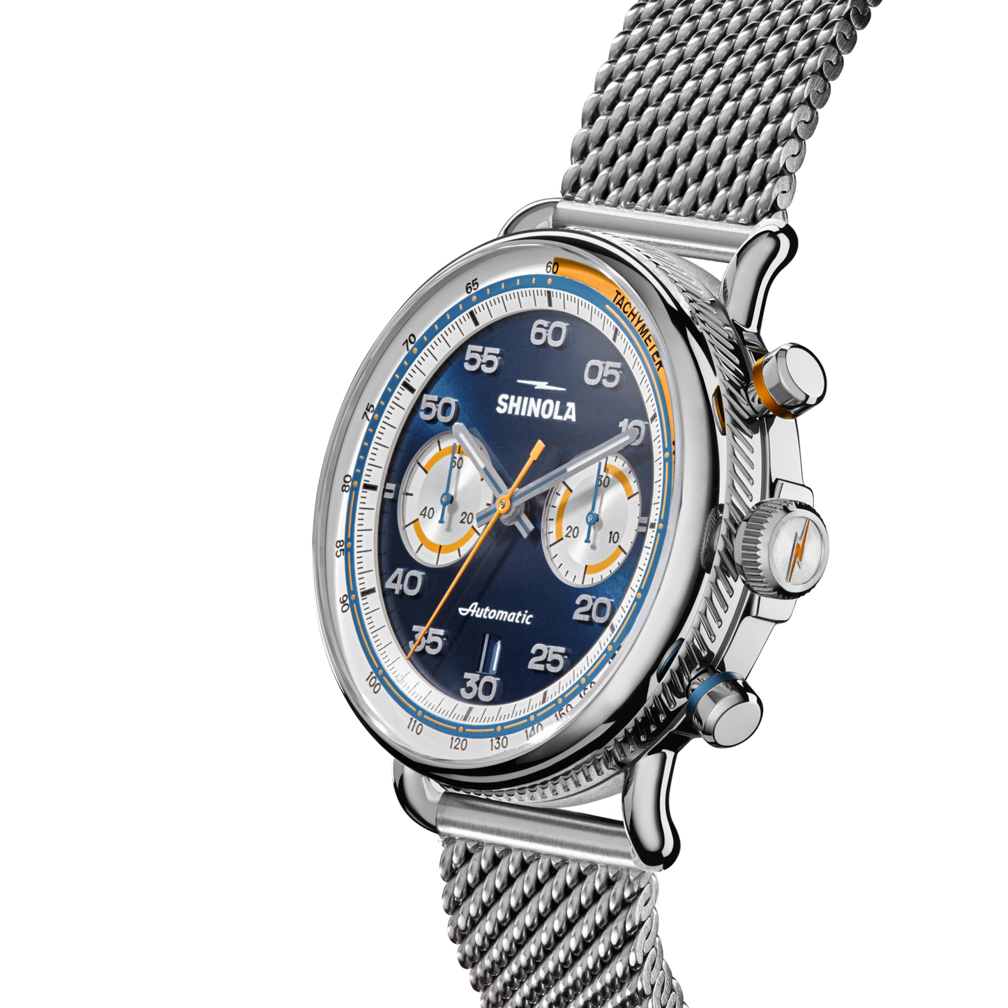 THE CANFIELD SPEEDWAY OPEN ROAD AUTOMATIC CHRONOGRAPH WATCH | Blue