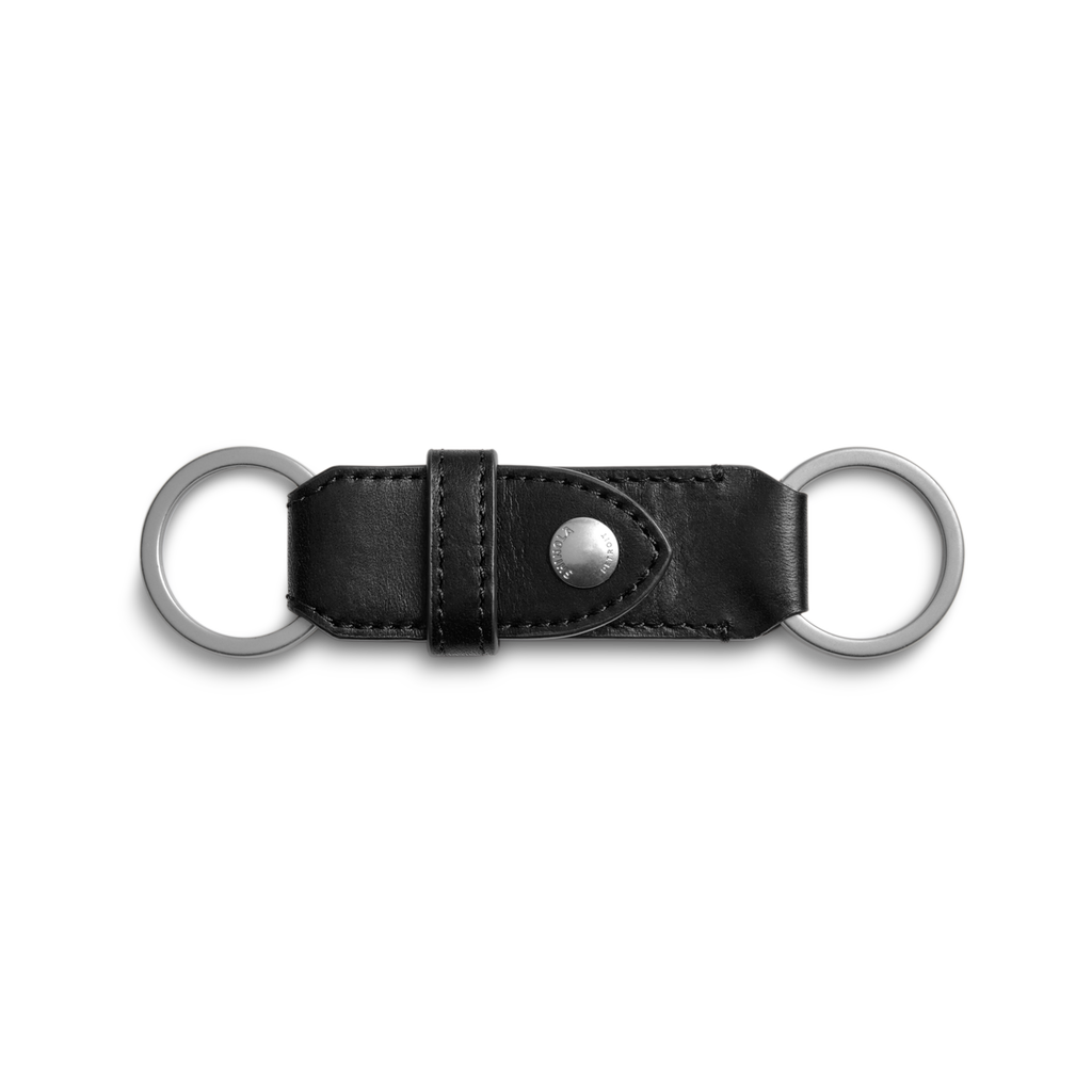 LEATHER VALET KEY FOB | Natural Leather