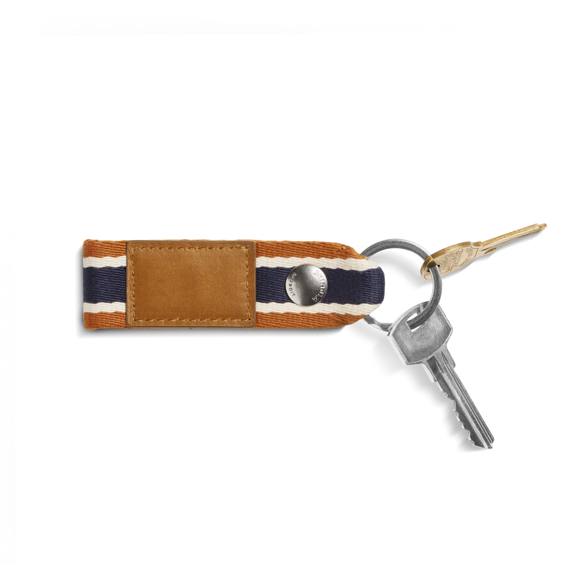 WEBBING KEYCHAIN | Natural Leather