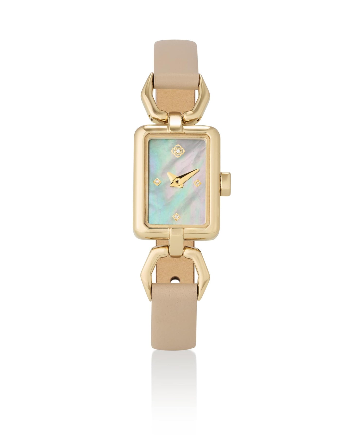 Adela Gold Leather Watch