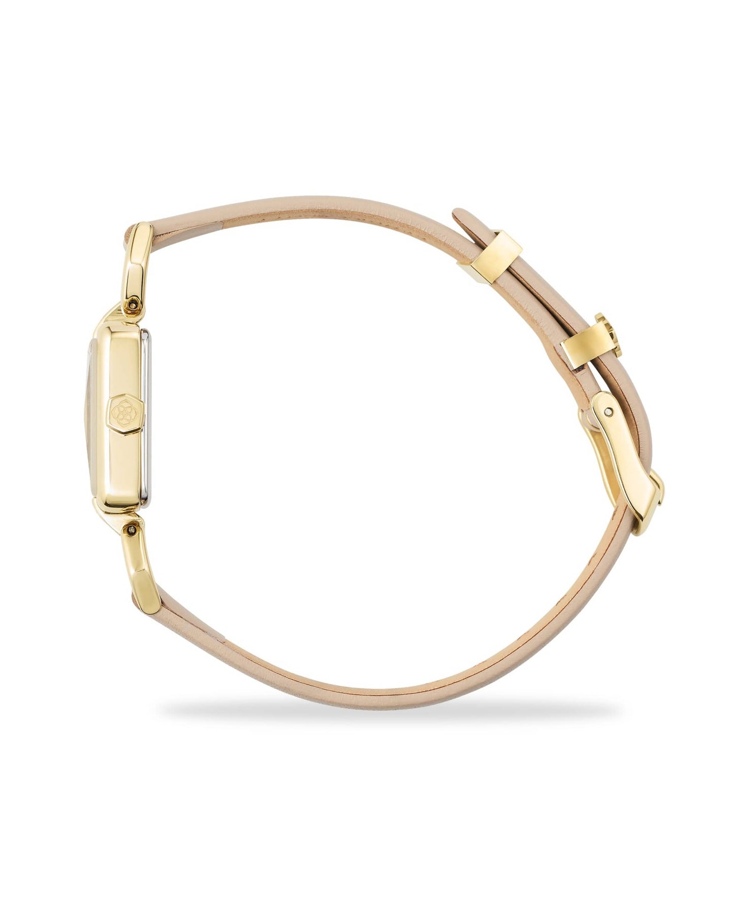 Adela Gold Leather Watch