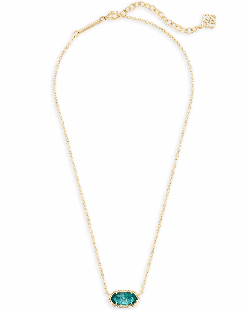 Elisa Pendant Necklace in London Blue