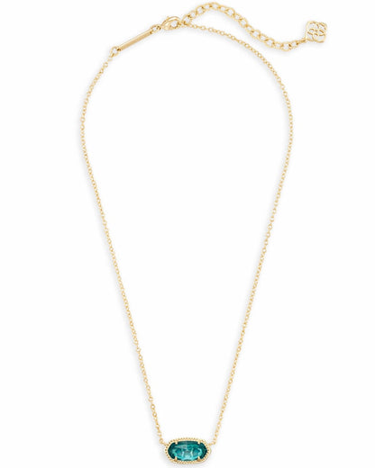 Elisa Pendant Necklace in London Blue