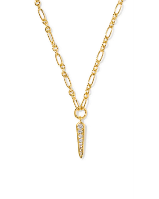 Fate Gold Short Pendant Necklace
