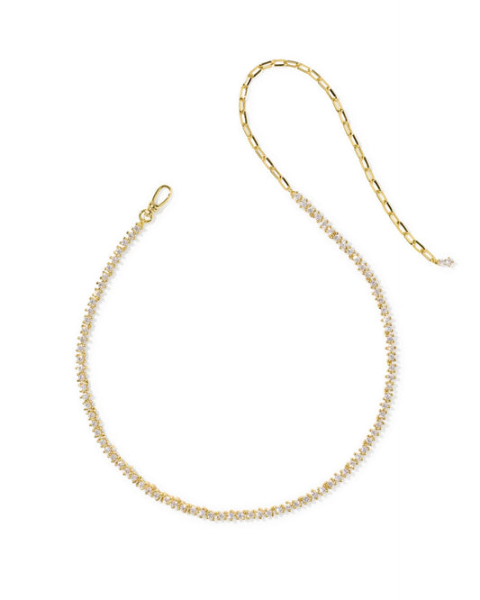 Fate Gold Tennis Necklace