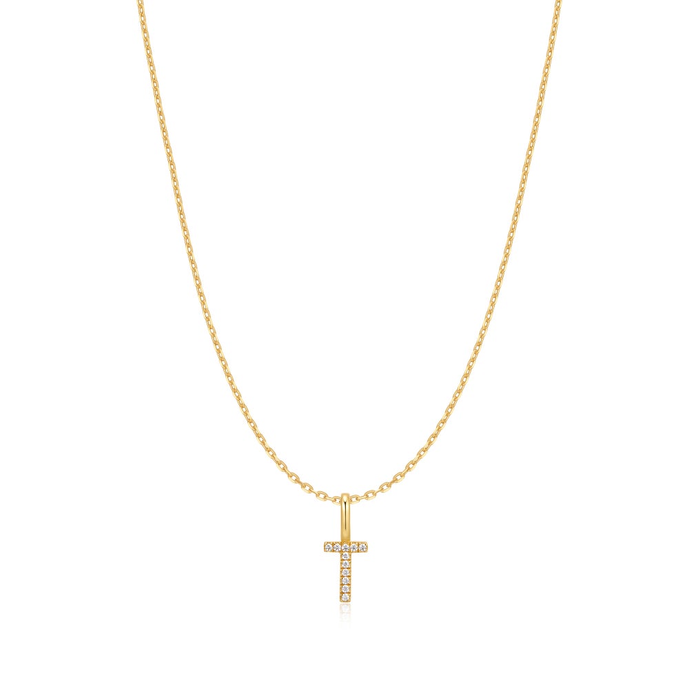 Gold Letter Initial Necklace