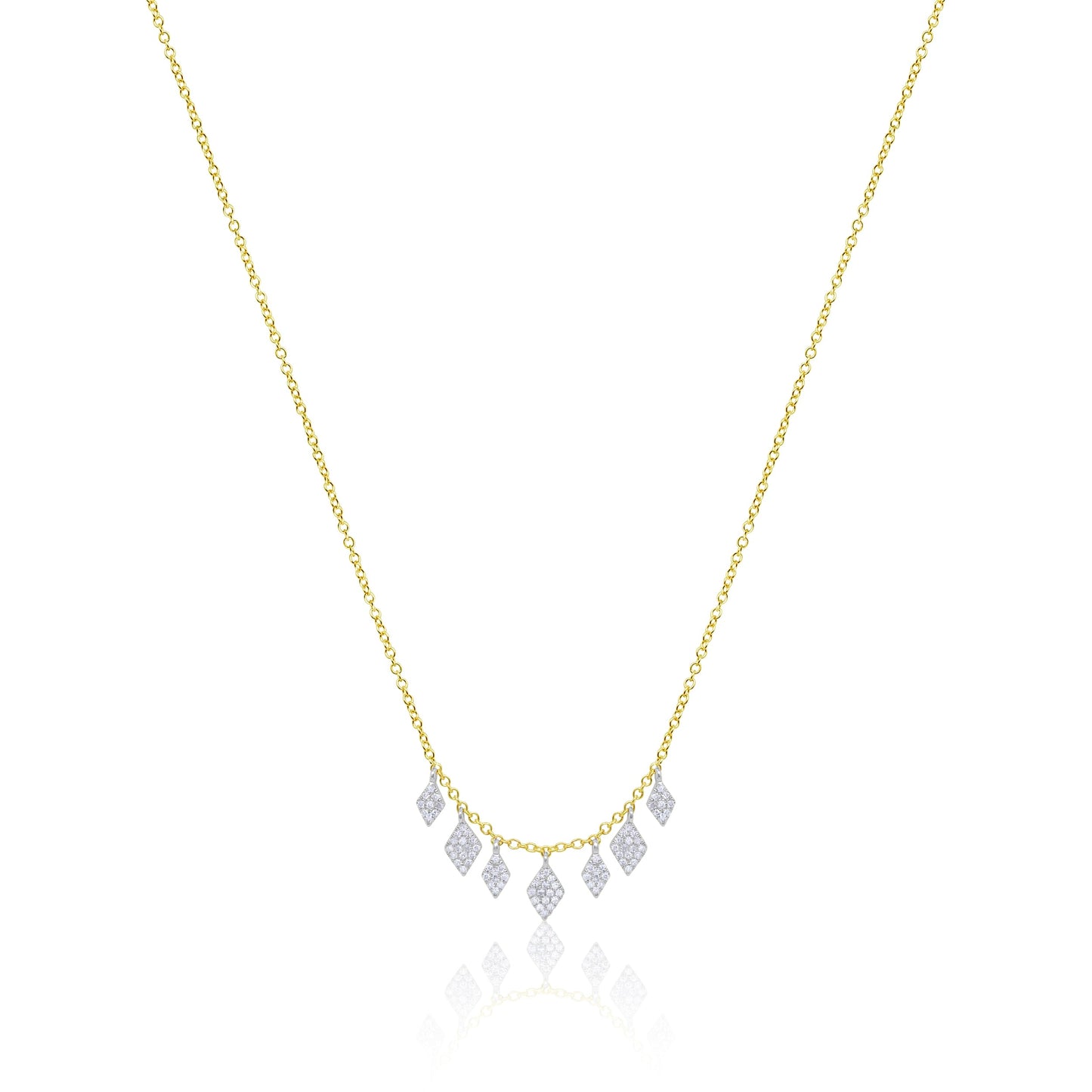 Diamond Kite Necklace