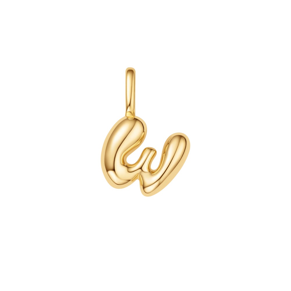 Gold Letter Charm