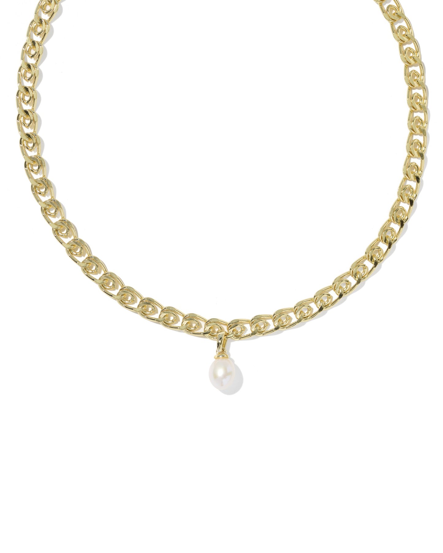 Oakland Pearl Gold Chain Necklace