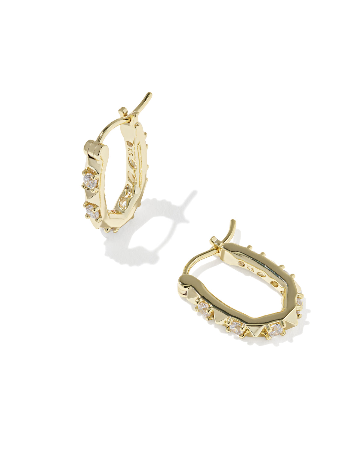 Fate Gold Huggie Earrings