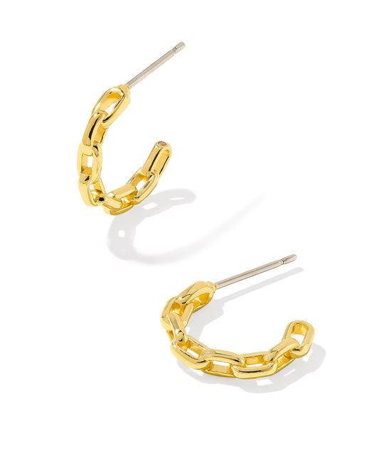 Phoebe Gold Huggie Earrings