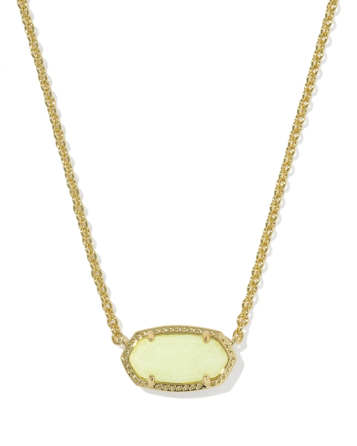 Elisa Gold Boo Short Pendant Necklace