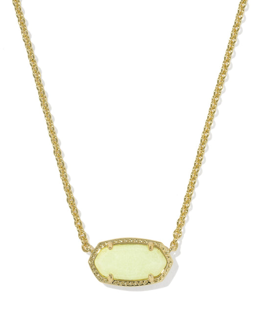 Elisa Gold Boo Short Pendant Necklace