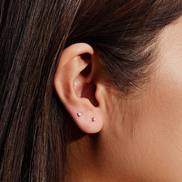UNA | Single Diamond Mini Stud Earring
