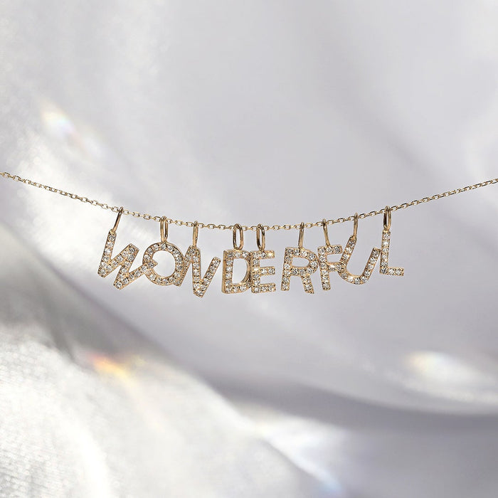 U | Diamond Initial Charm