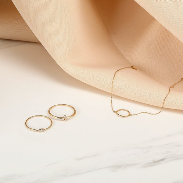 IRENE | Open Circle Bracelet