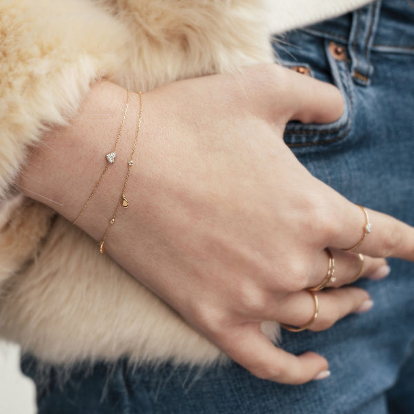 SOPHIE | Diamond Heart Bracelet