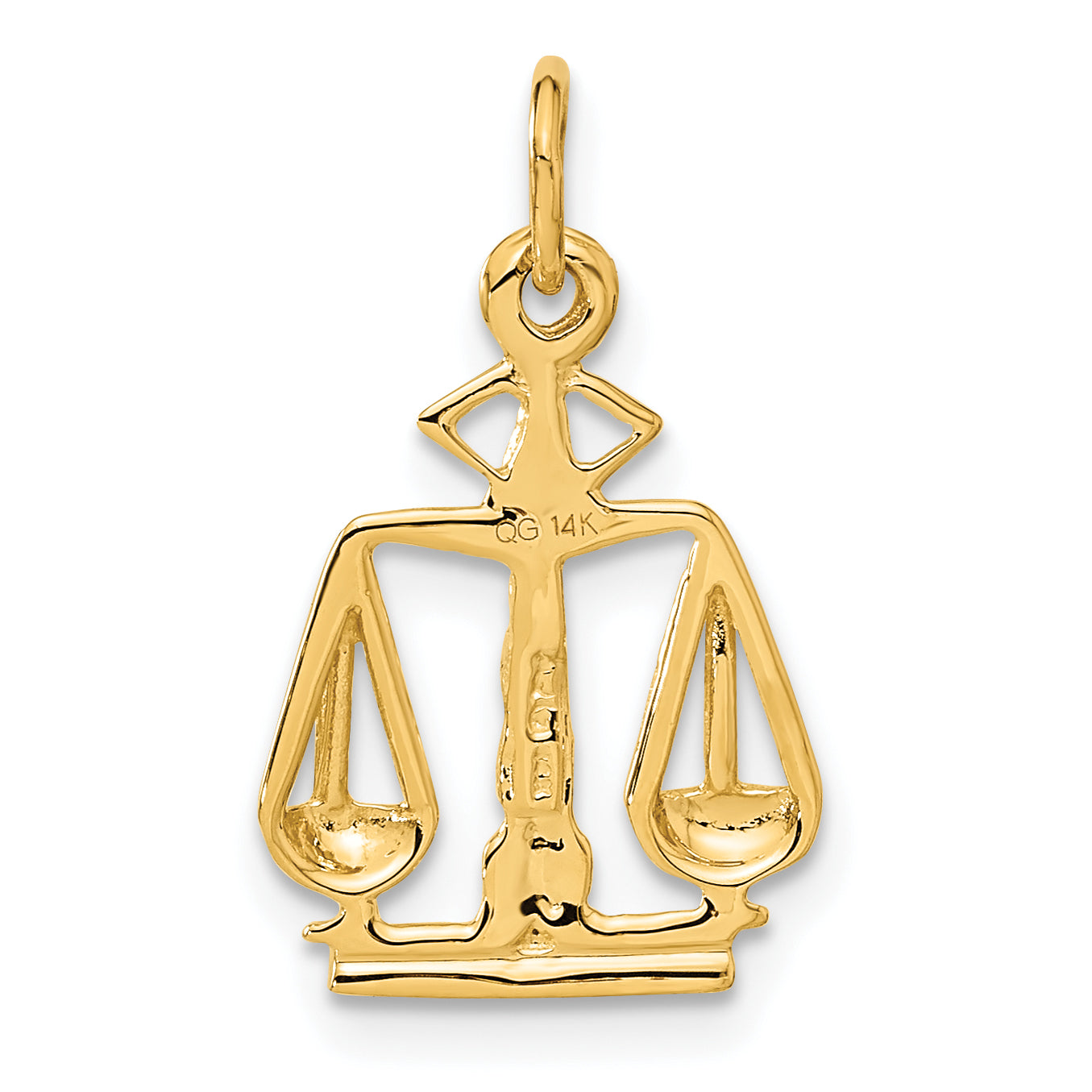 14k Scales Of Justice Charm