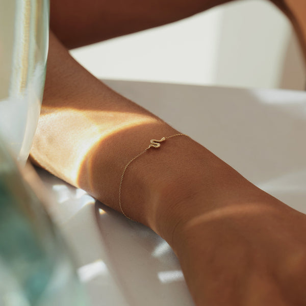 NEFERTITI | Diamond Snake Bracelet