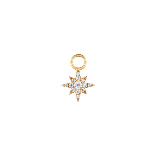 STELLA | Diamond Starburst Earring Charm