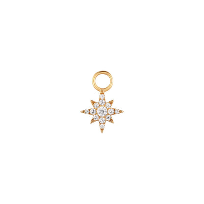 STELLA | Diamond Starburst Earring Charm