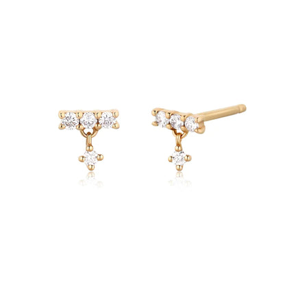 DIANA | Dangling Diamond Studs