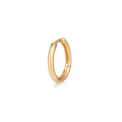 ANNA | Yellow Gold Single Huggie Hoop