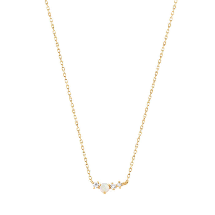 VENUS | Opal and Diamond Necklace