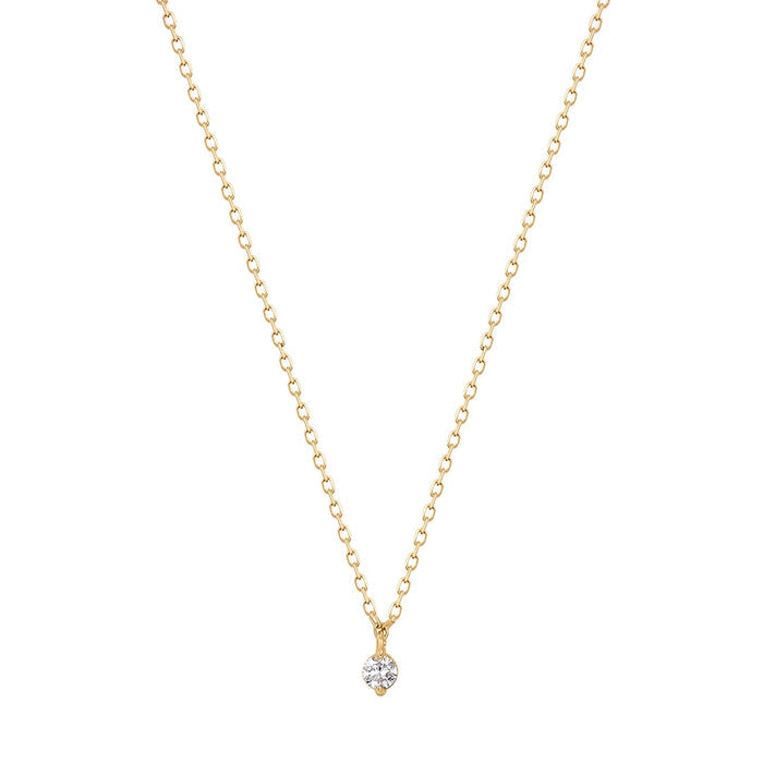 ESME | Floating Diamond Solitaire Necklace