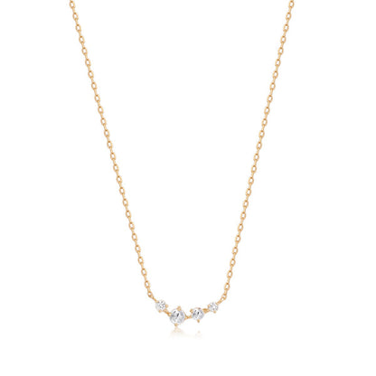 JEAN | Rose Cut White Sapphire Necklace
