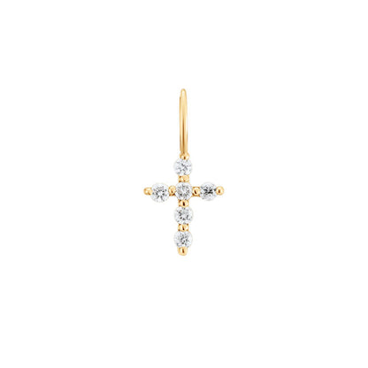 GRACE | Diamond Cross Charm