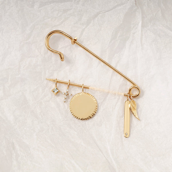 GRACE | Diamond Cross Charm