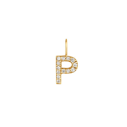 P | Diamond Initial Charm