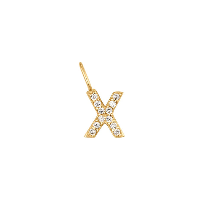 X | Diamond Initial Charm