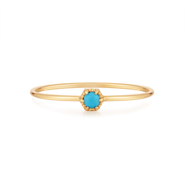 AMINA | Turquoise Solitaire Ring