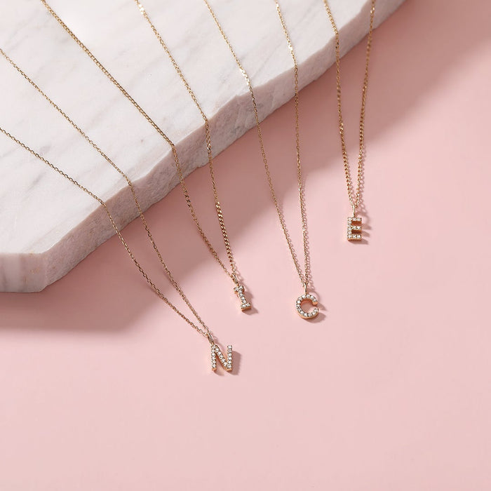 I | Diamond Initial Charm
