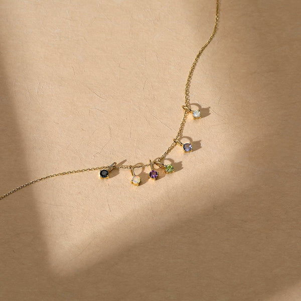 OCTOBER | Opal Necklace Charm