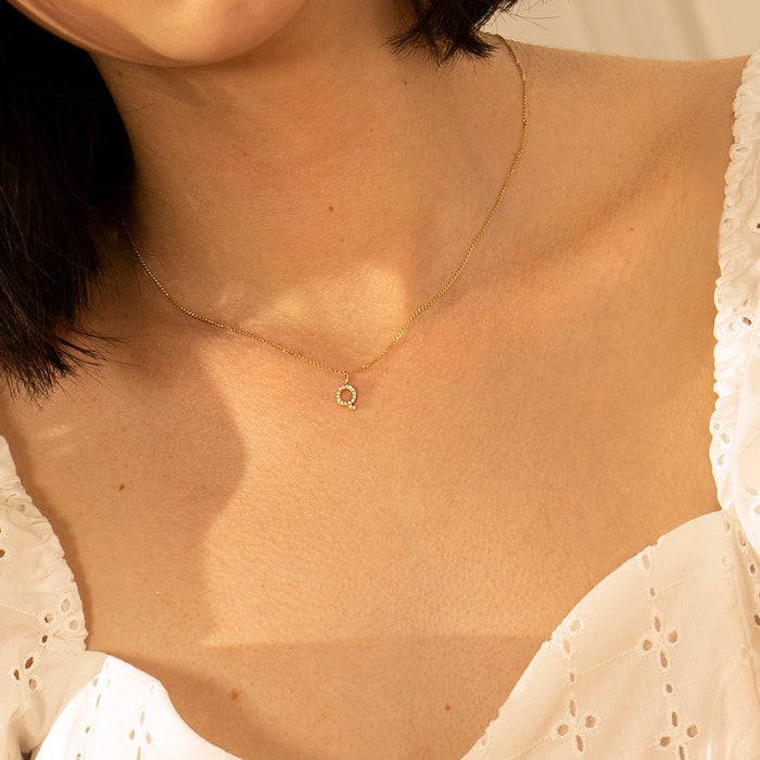 Q | Diamond Initial Charm